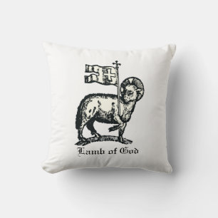 Agnus Dei Das Osterlamm Gottes Feine Kunst Kissen