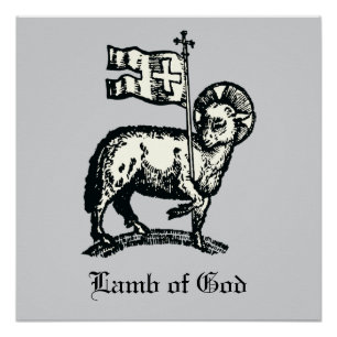 Agnus Dei Das Osterlamm Gottes Feine Kunst Poster