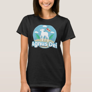 Agnus Dei Lamb Gott Traditioneller Latein Mass kat T-Shirt