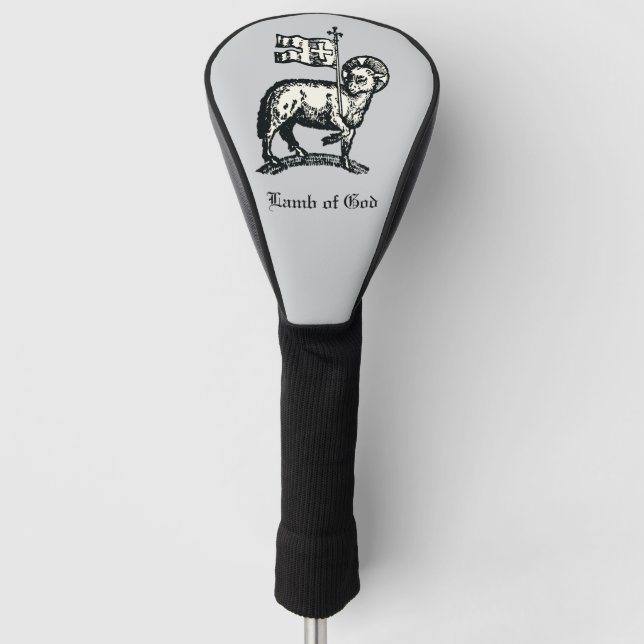 Agnus Dei The Paschal Lamb of God Fine Art  Golf Headcover (Vorderseite)