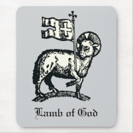 Agnus Dei The Paschal Lamb of God Fine Art  Mousepad