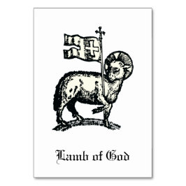 Agnus Dei The Paschal Lamb of God Fine Art  Tischnummer