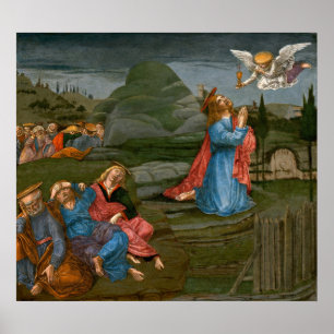 Agonie au Jardin - B. di Giovanni Fine Art Poster