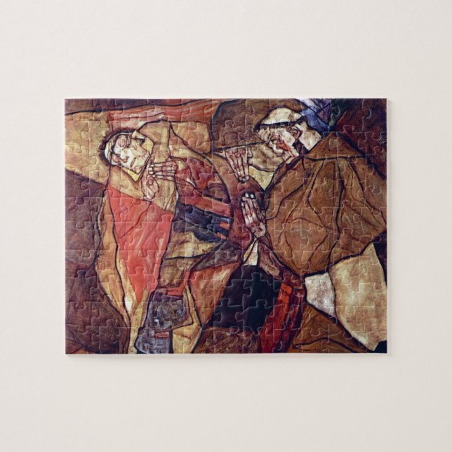 Agonie, der Todekampf von Egon Schiele (Horizontal)