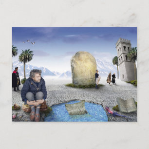 Agora Sah - Postkarte