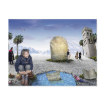 Agora Sah - Postkarte