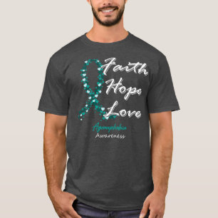 Agoraphobie-Bewusstsein Glaube Hoffnung Liebe In d T-Shirt