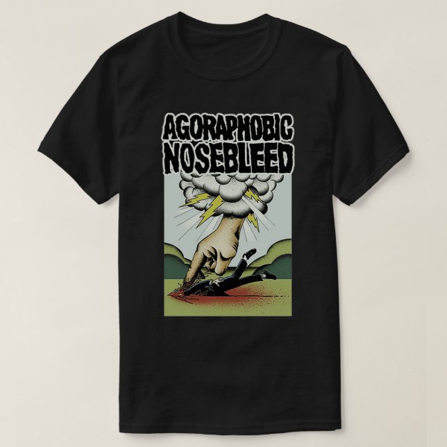 Agoraphobische Nasenbluten  T-Shirt (Design vorne)