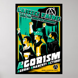 Agorism Propaganda-Plakat Poster