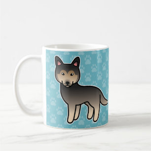 Agouti Cartoon Siberian Husky Kaffeetasse