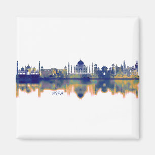 Agra Skyline Magnet