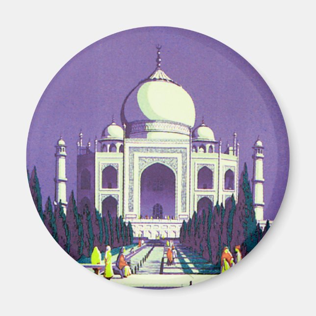 Agra ~ Taj Mahal Magnet (Vorne)