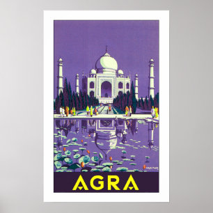 Agra ~ Taj Mahal Poster