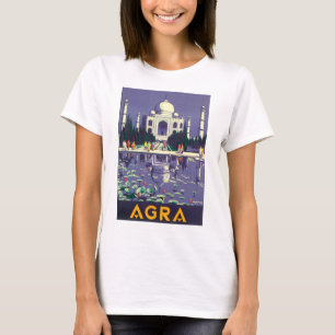 Agra Vintage-Reiseposter T-Shirt
