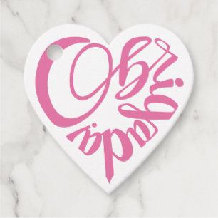 Agradecimento em forma de coração (feminina) geschenkanhänger
