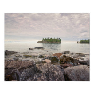 Agrandissement de la photo sur la rive nord