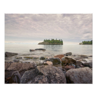 Agrandissement de la photo sur la rive nord