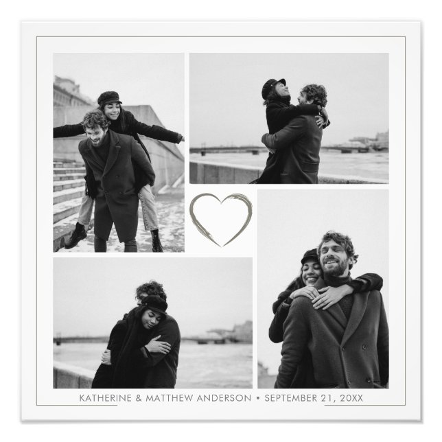 Agrandissement de photo d'anniversaire de collage  (Devant)