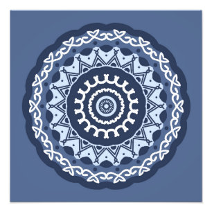 Agrandissement de photo de conception de mandala c