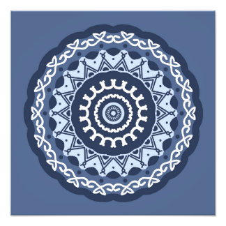 Agrandissement de photo de conception de mandala c