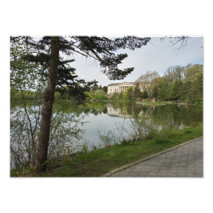 Agrandissement de photo de jardin japonais