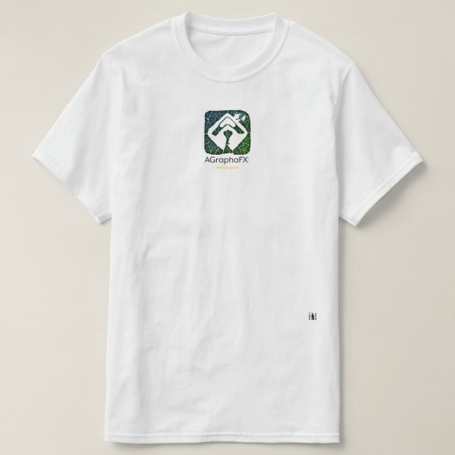 AGraphaFX #SIGGswag2018 T - Shirt Value2 (weiß) (Design vorne)