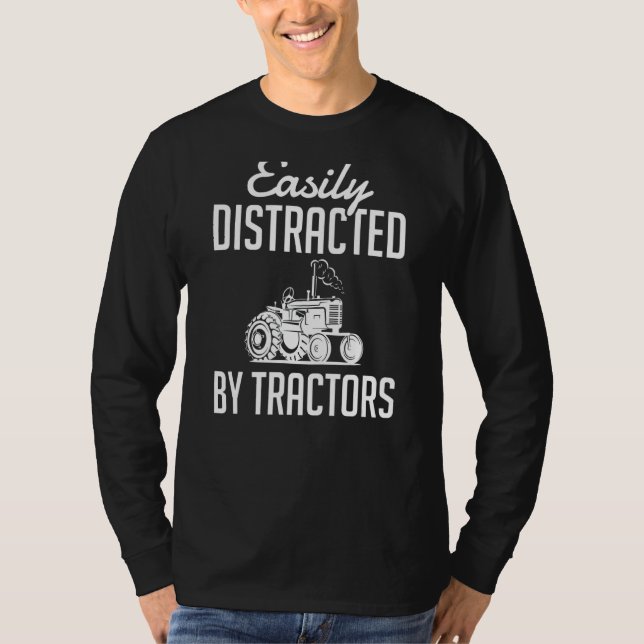 Agrarpreisvorteil, leicht von Traktoren abgelenkt T-Shirt (Vorderseite)