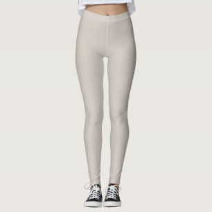 Agreeable Gray Solid Color Leggings