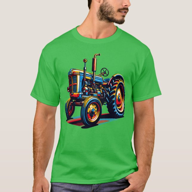 Agricultural Tractor T-Shirt (Vorderseite)