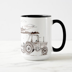 Agriculture du dîner dans la tasse de champ