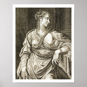 Agrippina Ehefrau von Tiberius (Stich) Poster