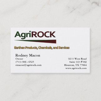 AgriRock Visitenkarte