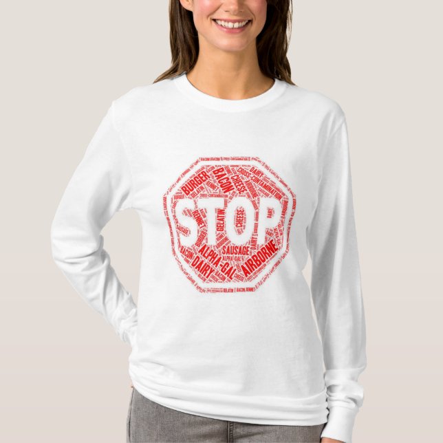 AGS - STOPP - LANGER T - SHIRT (Vorderseite)
