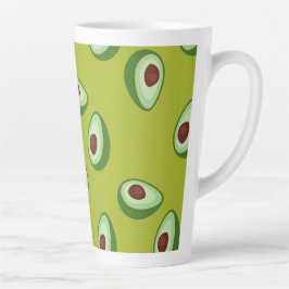 aguacates Muster Milchtasse