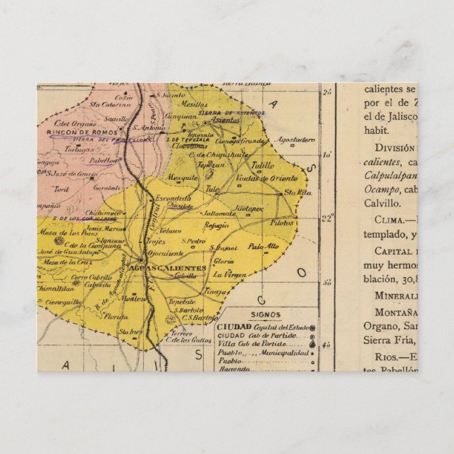 Aguascalientes, Mexiko 2 Postkarte (Vorderseite)