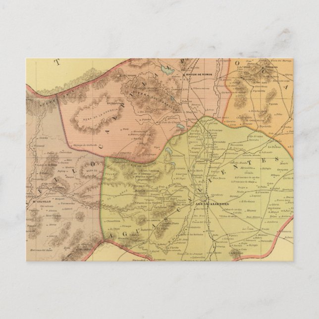 Aguascalientes Postkarte (Vorderseite)