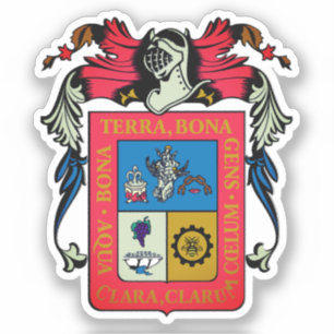 Aguascalientes (Staat) Wappen - MEXICO Aufkleber