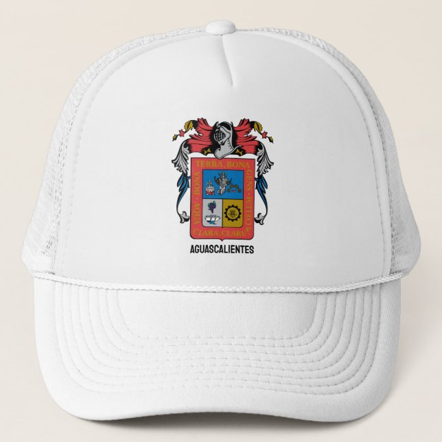 Aguascalientes (Staat) Wappen - MEXICO Truckerkappe (Vorderseite)