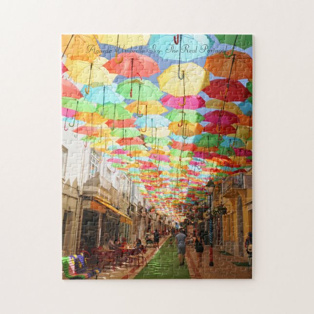 Agueda Umbrella Sky - Das wahre Portugal (Vertikal)