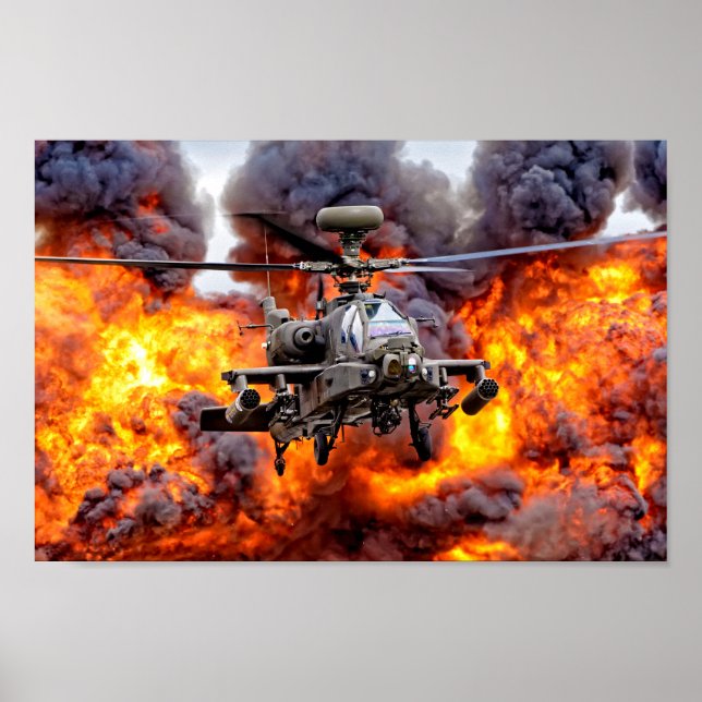AgustaWestland Apache AH1 Poster (Vorne)