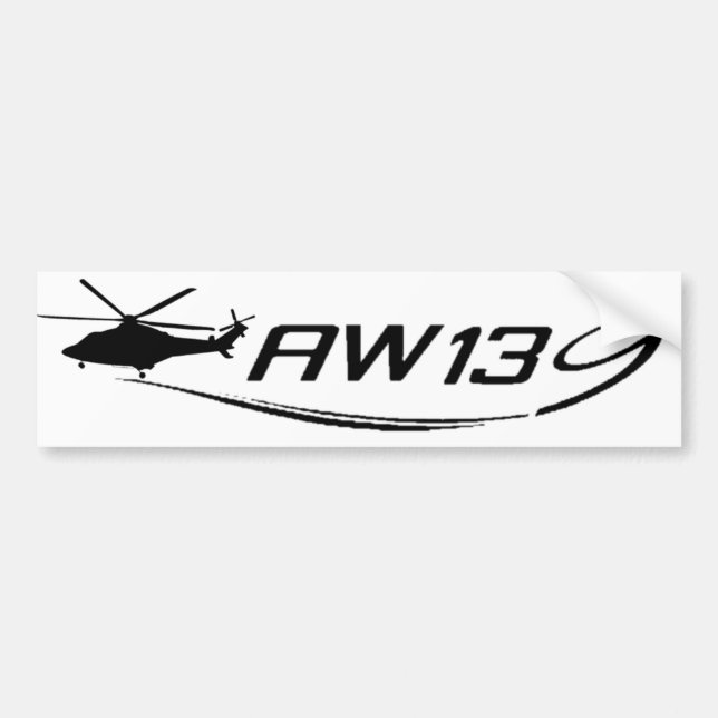 AgustaWestland AW139 Autoaufkleber (Vorne)