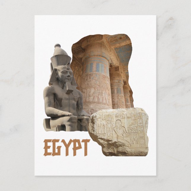 ÄGYPT Foto-Collage Postkarte (Vorderseite)