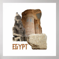 ÄGYPT-Foto-Sammelplakat
