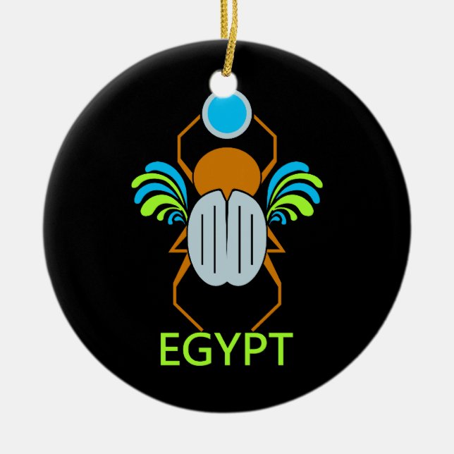 ÄGYPT-Ornament Keramikornament (Vorne)