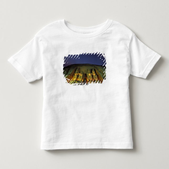 Ägypten, Abu Simbel, Kolossale Figuren von Ramesse Kleinkind T-shirt (Vorderseite)