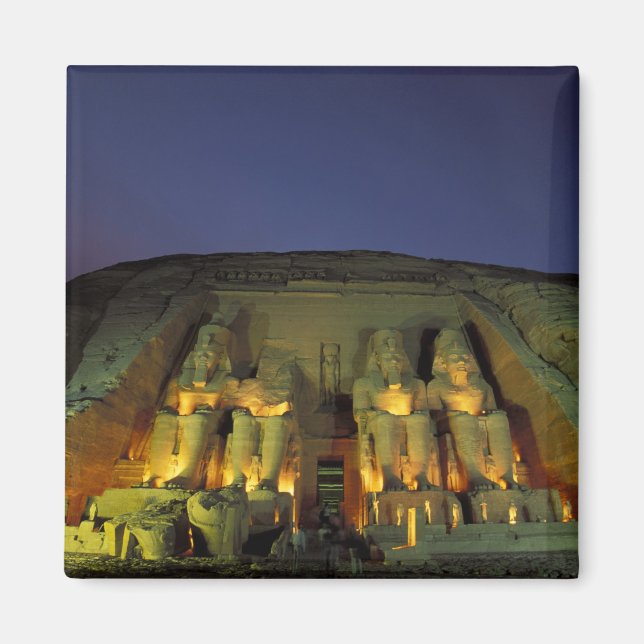 Ägypten, Abu Simbel, Kolossalfiguren von Ramesses Magnet (Vorne)