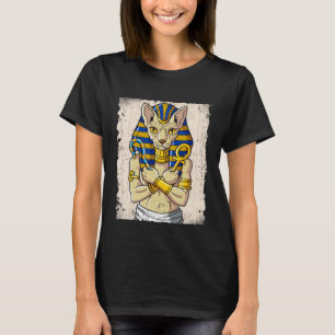 Ägypten Ägyptische Katze Sphynx Pharao T-Shirt