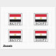 Ägypten-Aufkleber Rechteckiger Aufkleber (Blatt)