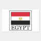 Ägypten-Aufkleber Rechteckiger Aufkleber (Vorderseite)