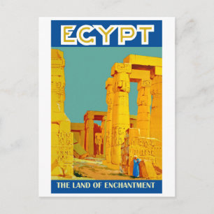 Ägypten, das Land der Verzauberung Postkarte